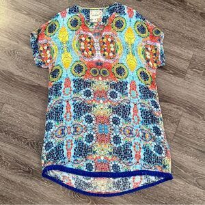 Lulalife Rayon Fringe Dress Beach Cover Up